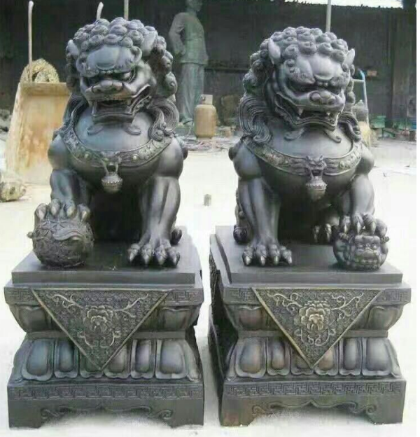 济南铜狮子雕塑
